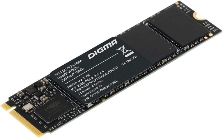 

Накопитель SSD M.2 2280 Digma DGSM3002TM23T Mega M2 2TB PCIe 3.0 x4, DGSM3002TM23T