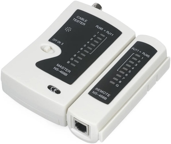 

Тестер Cabeus CT-BNC-RJ45 для витой пары, коаксиала, телефона (кож.зам.чехол), CT-BNC-RJ45