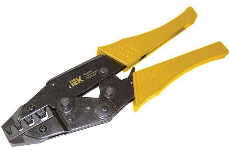 

Клещи обжимные IEK TKL20-010-035 КО-07Е 10-35мм для Е типа, TKL20-010-035