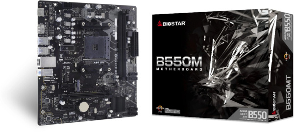 Изображение товара Материнская плата Biostar B550MT для игр и высокой производительности
