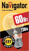 фото Лампа накаливания Navigator 13975