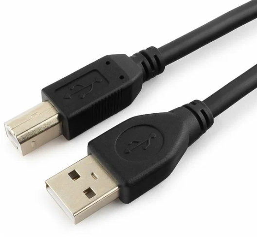 

Кабель интерфейсный USB 2.0 Cablexpert AM/BM 4.5 м, Pro, экран, 2 феррит.кольца, черный, пакет, AM/BM