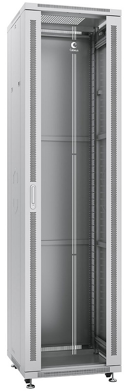 

Шкаф напольный 19", 47U Cabeus SH-05C-47U60/80 600x800x2277mm (ШхГхВ) передняя стеклянная и задняя сплошная металлическая двери, ручка с замком, цвет, SH-05C-47U60/80
