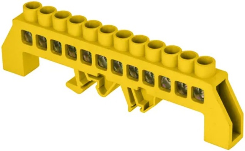 

Шина EKF sn0-125-12-dpe "0" РЕ (8x12мм) 12 отв. латунь желтый нейл. корп. комбинир., sn0-125-12-dpe