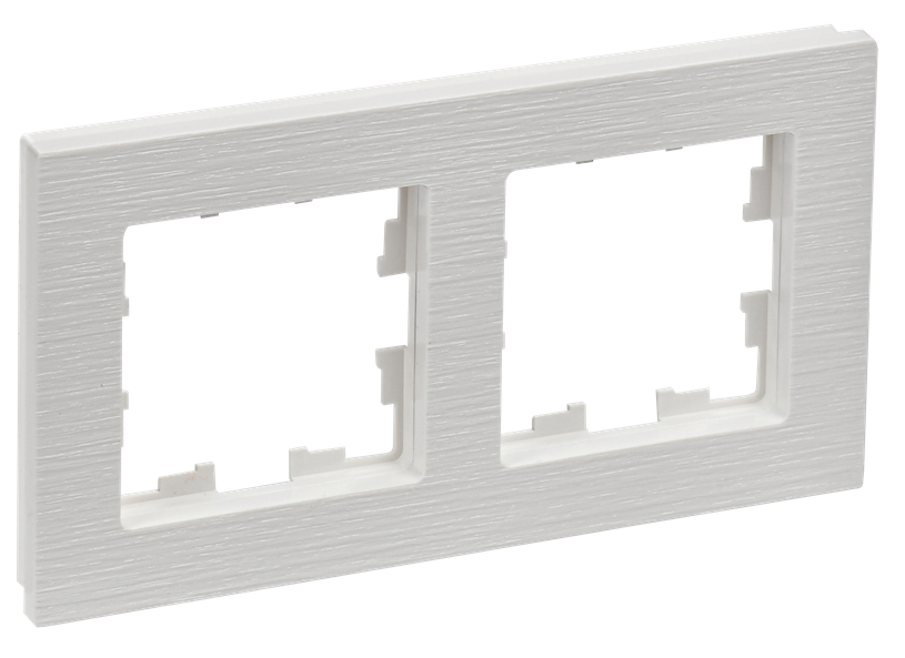 

Рамка двойная IEK BR-M22-51-K01 BRITE РУ-2-Бр Белый рифленый, BR-M22-51-K01