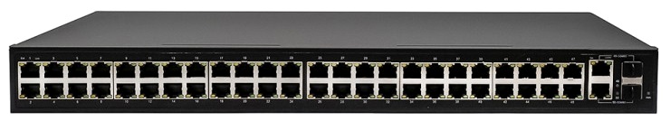 

Коммутатор PoE NST NS-SW-48F2G-P Fast Ethernet на 48 x RJ45 + 2 x GE Combo uplink портов. Порты: 48 x FE (10/100 Base-T) с поддержкой PoE (IEEE 802.3a, NS-SW-48F2G-P
