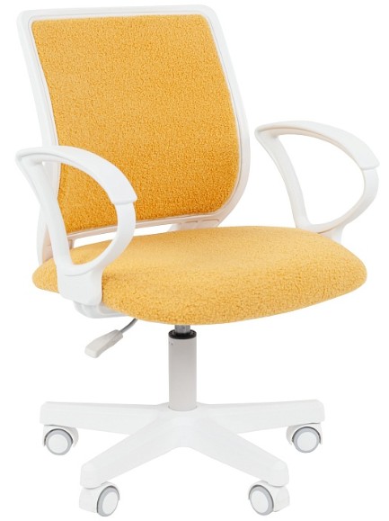 

Кресло офисное Chairman Kids 112 7197277 ткань В лимон, белый пластик, Kids 112