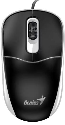 

Мышь Genius DX-111 31010034401 1200 dpi/оптический/3 кнопки/USB-A/кабель 1,5м/черно-серый, DX-111