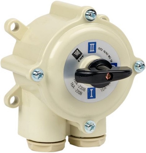 

Переключатель пакетный EKF pp-2-16-4 ПП 2-16/Н2 М2 пл. IP56, pp-2-16-4