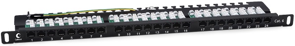 

Патч-панель Cabeus PLHD-24-Cat.6-Dual-90-0,5U 19" 0,5U, 24 порта RJ-45, категория 6, Dual IDC, 90 градусов, с задним кабельным организатором, PLHD-24-Cat.6-Dual-90-0,5U