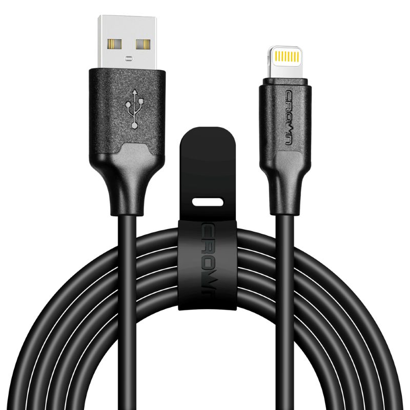 

Кабель Crown CMCU-3018L CM000003296 USB - Lightning black, CMCU-3018L