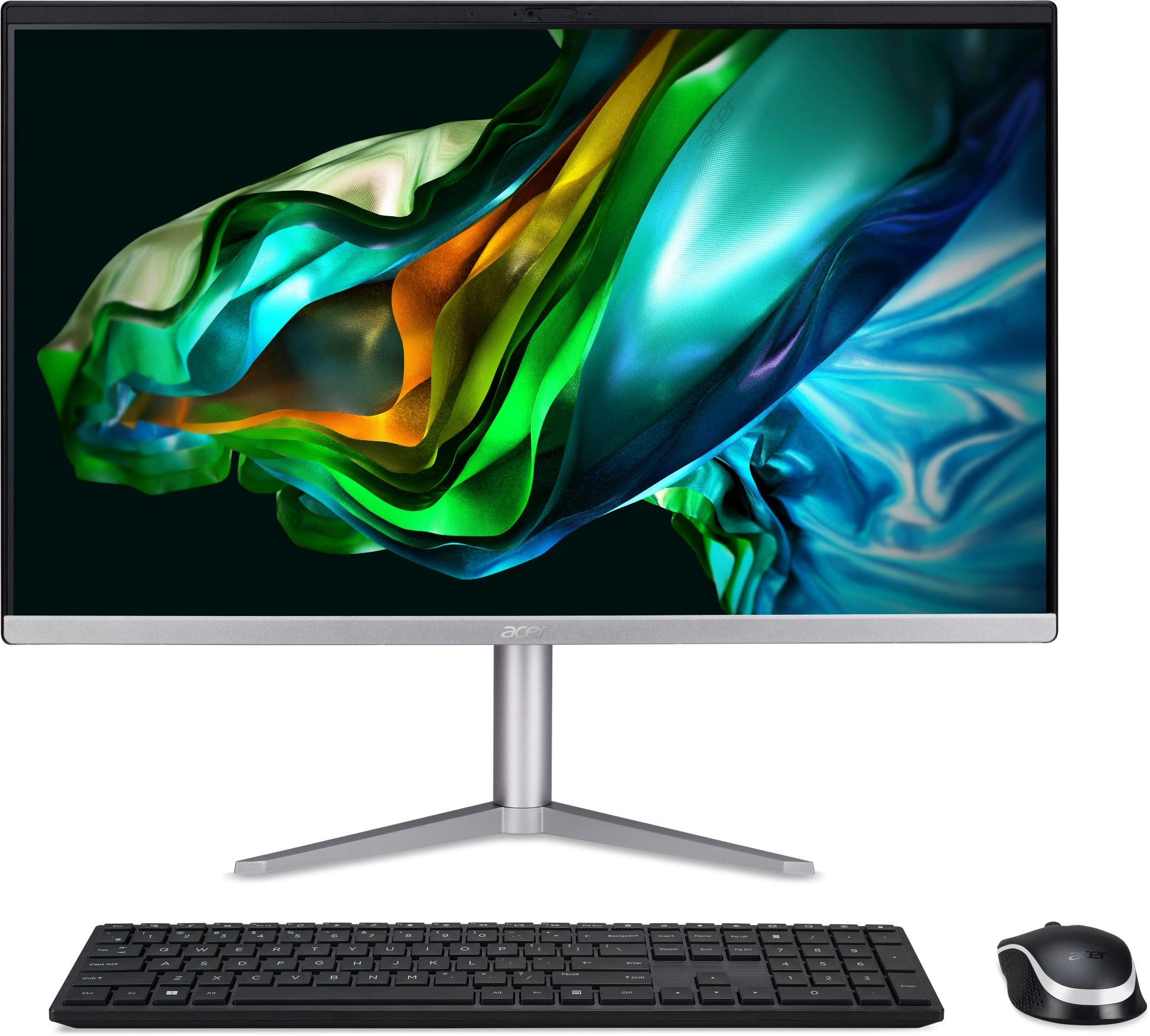 

Моноблок 23.8'' Acer Aspire C24-1300 DQ.BL0CD.005 Ryzen 5 7520U/16GB/512GB SSD/FHD/GbitEth/WiFi/BT/клавиатура/мышь/Cam/Eshell/черный, Aspire C24-1300