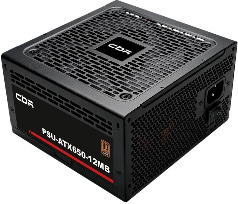 Блок питания ATX CBR PSU-ATX650-12MB 650W, 80+ Bronze