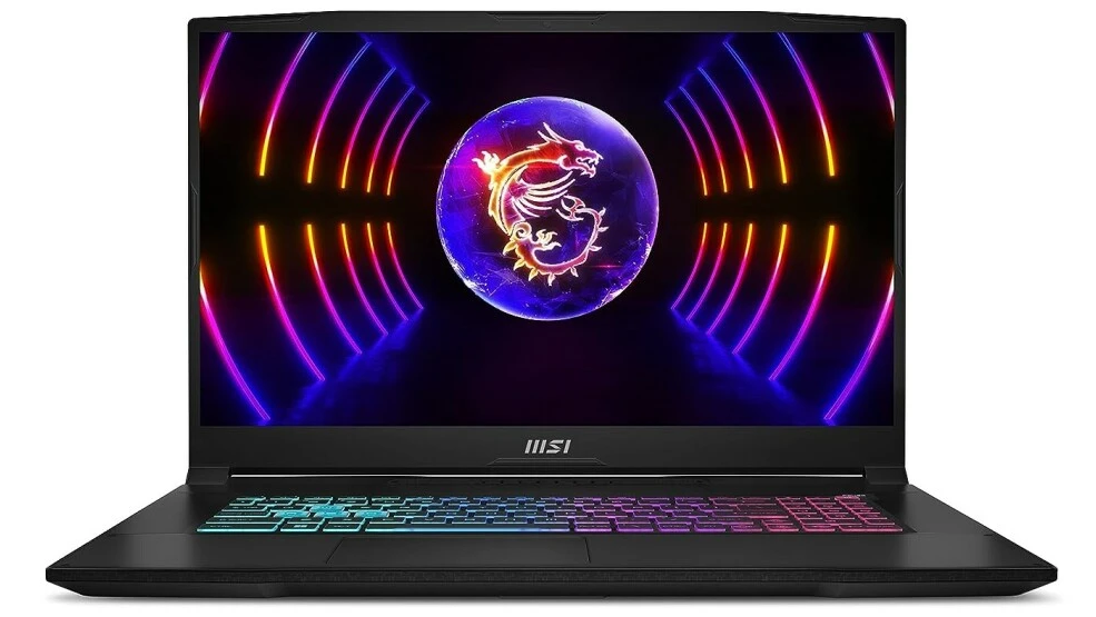 

Ноутбук MSI Katana 17 B13UCR-1612XRU 9S7-17L541-1612 i5-13420H/16Gb/1TB SSD/RTX3050 4Gb/17.3" IPS FHD/Wi-Fi/BT/Cam/noOS/black, Katana 17 B13UCR-1612XRU