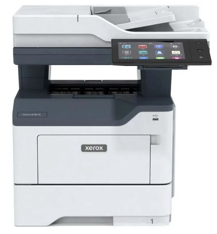 

МФУ Xerox VersaLink B415 A4, 47ppm, duplex, DADF, USB/LAN/Wi-Fi, tray 550+100, VersaLink B415