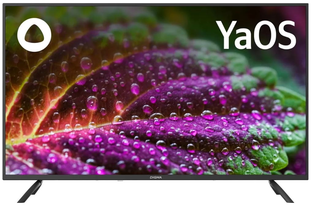 

Телевизор LED Digma DM-LED24SBB31 24" Яндекс.ТВ черный HD 60Hz DVB-T DVB-T2 DVB-C DVB-S DVB-S2 USB WiFi Smart TV, DM-LED24SBB31