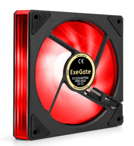Изображение товара Вентилятор Exegate EX12025H6PPRM-PWM.ARGB 120мм с PWM и ARGB подсветкой