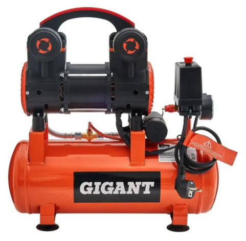Изображение товара Компрессор Gigant GSWK-8/750 — безмасльный малошумный бытовой компрессор