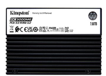 

Накопитель SSD U.2 Kingston SEDC3000ME/7T6 7.68TB 14000/1000MB/s, IOPs 2.8M/500K, SEDC3000ME/7T6