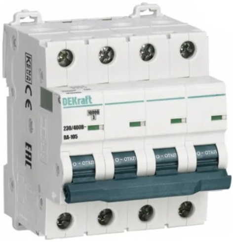 Изображение товара Автоматический выключатель DEKraft 13237DEK для защиты электросетей