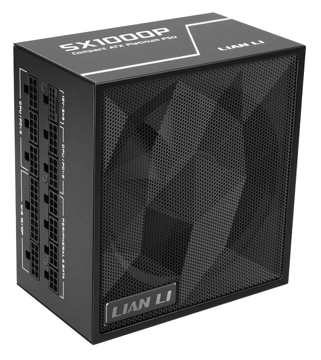 

Блок питания ATX Lian Li SX1000P 1000W, 80 PLUS Platinum, 12VHPWR, full modular, SX1000P