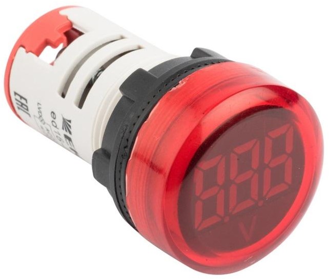 

Индикатор EKF ed16-22vd-r значения напряжения ED16-22VD красный, PROxima, ed16-22vd-r