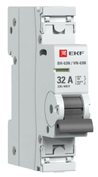 Изображение товара Выключатель нагрузки 1P 32А ВН-63N PROxima от EKF