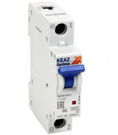 Изображение товара Автоматический выключатель КЭАЗ 281413 1P DC 3A 220V