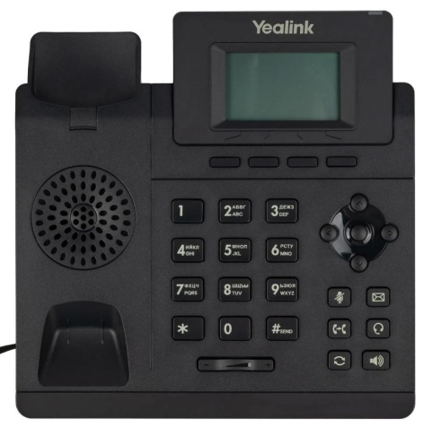 Изображение товара IP-телефон Yealink SIP-T30 с монохромным дисплеем и двумя LAN-портами