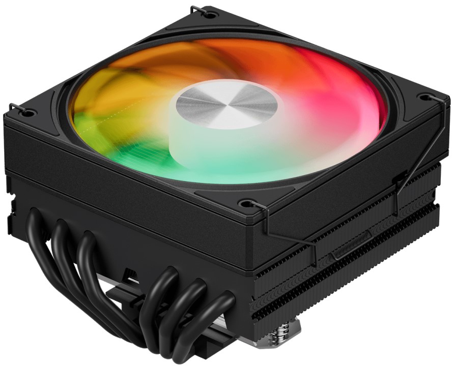 

Кулер upHere H85KC6 LGA115x/1121/1200/1356/1366/1700/1851/2011/2066/AM2/AM3/AM4/AM5/AM3+/AM2+/FM2/FM1 (TDP 180W, 6HPx6mm, 120mm ARGB fan, 600-1650rpm,, H85KC6