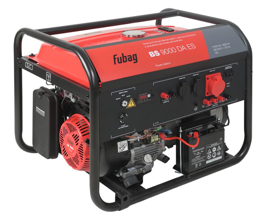 

Электростанция бензиновая FUBAG bs 9000 da es 641093 FUBAG с электростартером и коннектором автоматики, bs 9000 da es