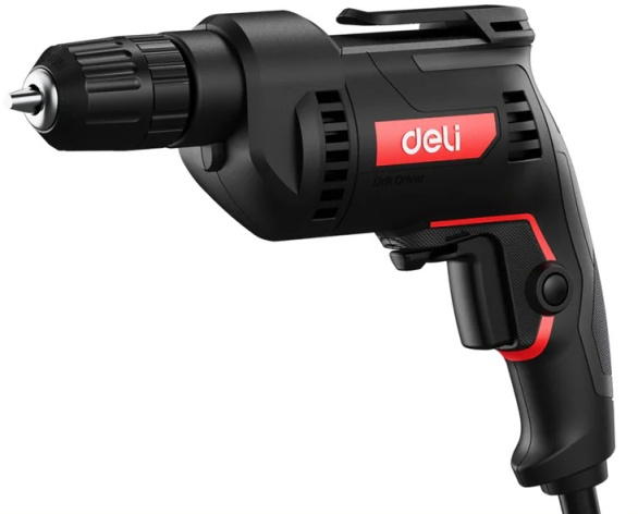 Изображение товара Дрель Deli DE-DZ10-1E 500Вт быстрозажимной патрон