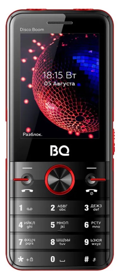 

Мобильный телефон BQ 2842 Disco Boom Black+Red 2.8", BT, SIM: 2, 4000 mAh, 2842 Disco Boom Black+Red