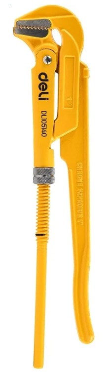 

Ключ Deli DL105140 трубный рычажный ключ №1 с прямыми губками 315мм, раскрытие губок 0-40мм, сталь Cr-V, DL105140