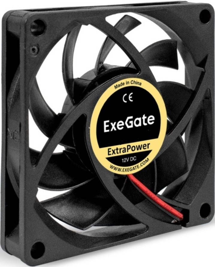 

Вентилятор для корпуса Exegate 12В DC EX07015H2PM EX299867RUS 70mm, 2500rpm, 23dBa, 12В DC EX07015H2PM