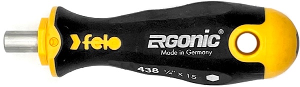 

Рукоятка Felo 43812640 Ergonic под биты 1/4", 43812640