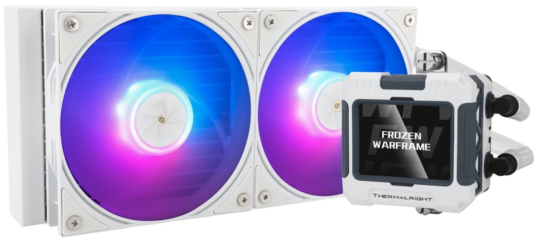 

Система охлаждения жидкостная Thermalright Frozen Warframe 240 White ARGB LGA115x/1200/1700/1851/2011/2066/AM4/AM5 (2*120mm, 2000rpm, 70.84CFM, 23dBa,, Frozen Warframe 240 White ARGB
