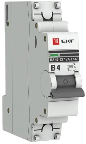 фото Автоматический выключатель  EKF mcb4763-1-04B-pro в Челябинске