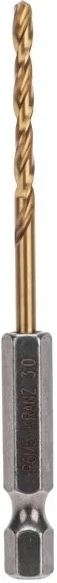 

Сверло KRANZ KR-91-5502 по металлу, 3мм, Р6М5, ТИТАН, шестигранный хвостовик (1 шт. в упаковке) DIN 338, KR-91-5502