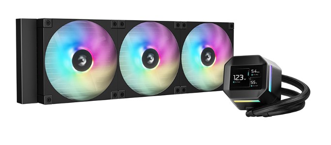 

Система охлаждения жидкостная Deepcool LM420 LGA1200/1700/1851/AM4/AM5 (315W, 3*140mm, 400-1650rpm, 82.53CFM, 25.2dBa), LM420