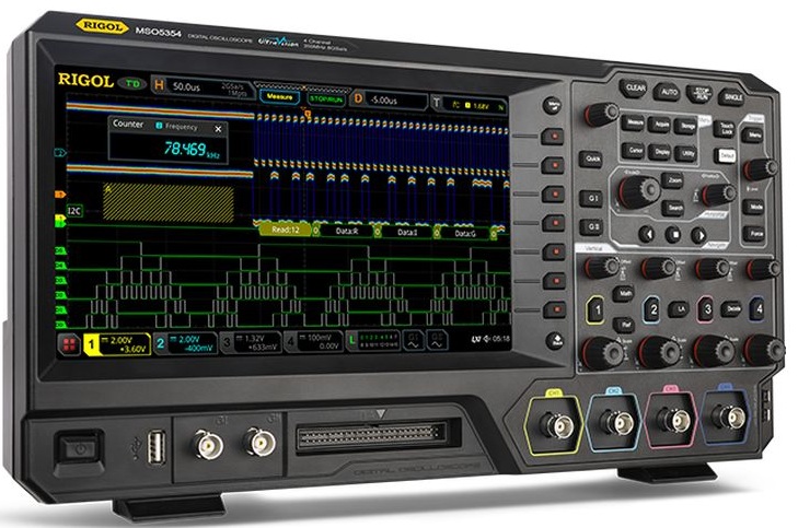 

Осциллограф Rigol MSO5102 100MHz BW,2Channel,8GSa/s, MSO5102