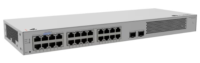 

Коммутатор управляемый Huawei S210-24T2J 98012925 LAN 24×RJ45 1Гбит/с /Uplink 2×SFP 2.5Гбит/с, 58 Гбит/с, 43.8Мбит/с, 1U, IP20 / ESP TVS 6000V, Питани, S210-24T2J