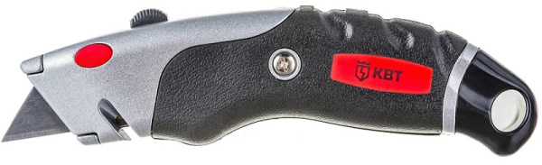 Изображение товара Строительный монтажный нож КВТ НСМ-10 78495 с быстро сменными лезвиями