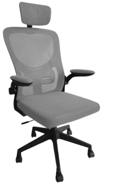 Изображение товара Кресло офисное Brabix OC-8970-plb-DG в темно-сером цвете, комфортное и надежное