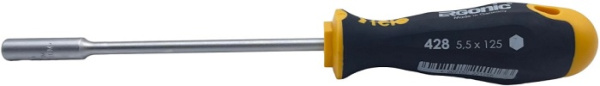 Изображение товара Отвертка Felo торцевая SW 5,5X125 с эргономичной рукояткой и HEX наконечником