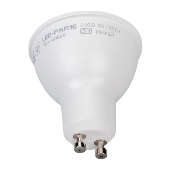 

Лампа светодиодная IEK LLE-PAR16-7-230-40-GU10 Eco 7Вт PAR16 софит 4000К нейтр. бел. GU10 230В, LLE-PAR16-7-230-40-GU10