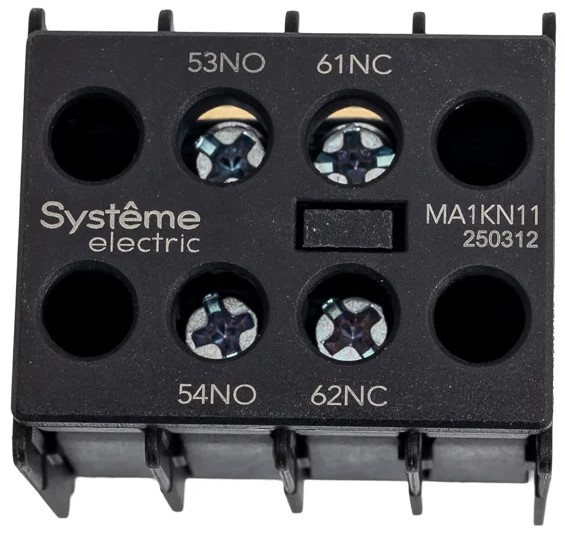 

Блок дополнительных контактов Systeme Electric MA1KN11 MA1KN 1НО+1НЗ, MA1KN11