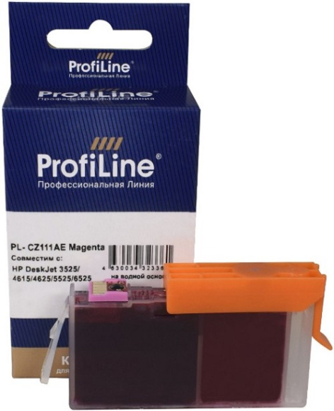 Изображение товара Картридж ProfiLine PL_CZ111AE_M для HP Deskjet 3525 4615 4625 5525 6525 6,5 мл магента