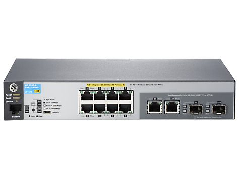 

Коммутатор PoE HP J9780A 2530-8-PoE+, 8x10/100 + 2xSFP or 10/100/1000, Managed, L2, virtual stacking, PoE+ 67W, 19" (repl. for J9137A), J9780A