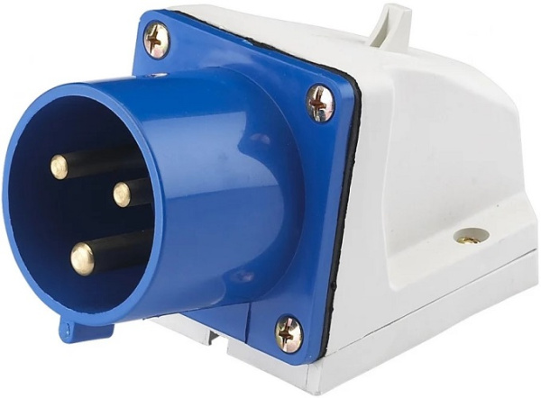 Изображение товара Промышленная стационарная вилка DEKraft 26022DEK IP44 32 А 220 В